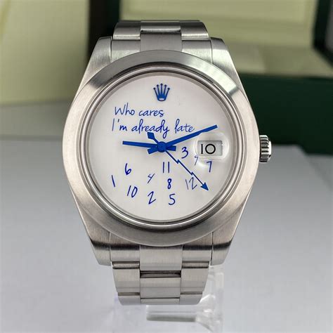 rolex i'm late anyways